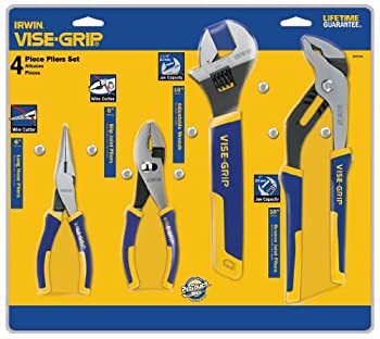 【中古】【39shop】【輸入品・未使用】Irwin★Vise-Grip - 4 Pc. Proplier Sets 4 Piece Pro Plier Set (6 Ln & Slip/10 Adj& Gro: 586-2078705 - 4 piece pro plier set (6 ln & slip/(新古品)|アトリエ絵利奈