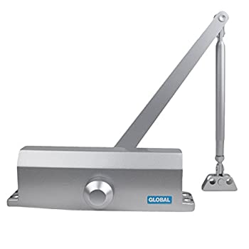 【中古】【輸入品・未使用】Global Door Controls Commercial ADA Door Closer in Aluminum with Adjustable Spring Tension - Sizes 1-4 by Global Door Controls