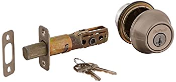 【中古】【インポート品・未当て嵌める】Kwikset 665-S ダブル円柱 デッド雄螺子 かっこ良い手懸かり付き添い人 660つづき物 null 665-15S 1 その他-インテリア・寝具・収納