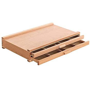 【中古】【輸入品・未使用】(2-Drawer) - US Art Supply 2-Drawer Artist Wood Pastel Pen Marker Storage Box