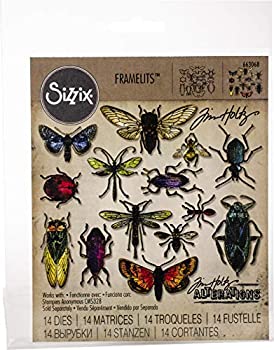 【中古】【輸入品・未使用】Sizzix 663068 Framelits Die Set Entomology by Tim Holtz (14-Pack) Multicolor