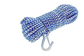 【中古】【輸入品・未使用】(1cm x 15m) - Attwood Polypropylene Hollow Braid Anchor Line