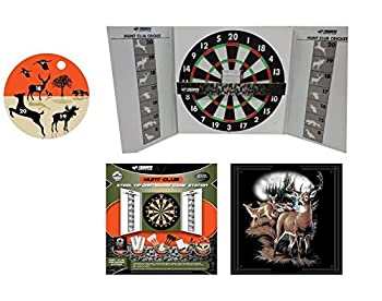 【中古】【輸入品・未使用】Triumph Sports Hunt Club Steel Tip Dartboard Game Station