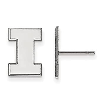 【中古】【輸入品・未使用】イリノイSmall ( 1?/ 2インチ)ポストイヤリング(スターリングシルバー)