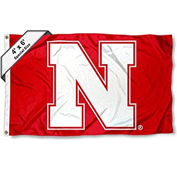 【中古】【輸入品・未使用】ネブラスカ州Huskers 4?' x6?'フラグ