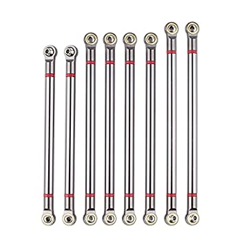 【中古】【39shop】【輸入品・未使用】INJORA★313MM Wheelbase Link Rod for 1/10 RC Car Crawler Axial SCX10 8pcs/lotAluminium Alloy（新古品）｜アトリエ絵利奈
