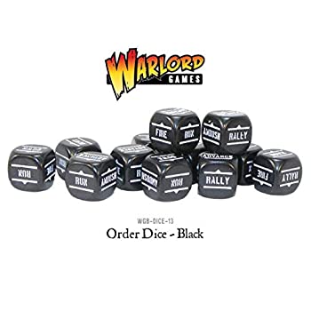 【中古】【輸入品・未使用】Black Pack Of 12 Bolt Action Orders Dice