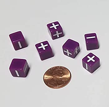 【中古】【輸入品・未使用】10mm パープル Fate Fudge ダイス / 8つの非常に小さなサイコロ