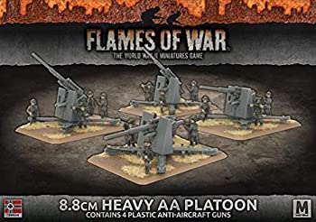 【中古】【39shop】【輸入品・未使用】Flames★of War: Mid War: German: 8.8cm AA Platoon (GBX119)（新古品）｜アトリエ絵利奈