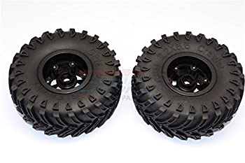【中古】【39shop】【輸入品・未使用】RCスペアパーツ★Aluminum 6 Poles Beadlock & Nylon Wheels Frame With 2.2'' Tire & Foam Insert (Use With 12mm Hex) - 1Pr Black（新古品）｜アトリエ絵利奈
