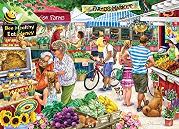 【中古】【39shop】【輸入品・未使用】Farmer's★Market Jigsaw Puzzle 1000 Piece(新古品)|アトリエ絵利奈
