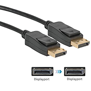 【中古】【インポート品・未当て嵌める】ディスプレイポートケーブル 10フート UVOOI DisplayPortからDisplayPortへの有線テレビ DP 10フート 有線テレビ 4K [1440p@144サイクル、4K@60サイクル] ブ