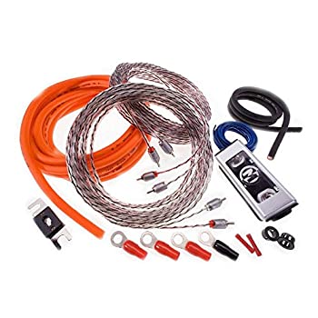 【中古】【輸入品・未使用】Memphis Audio 4GKIT / 17-4GKIT / 17-4GKIT 4ゲージアンプキット RCAケーブル付き