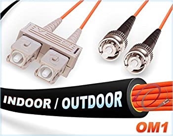 【中古】【39shop】【輸入品・未使用】30M★OM1 SC ST ファイバーパッチケーブル | 屋内/屋外 デュプレックス 62.5/125 SC to ST マルチモード ジャンパー 30メートル (86フィート) |(新古品)|アトリエ絵利奈