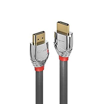 【中古】【輸入品・未使用】LINDY 37876 10 m標準HDMIケーブル、クロモライン - グレー