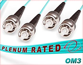 【中古】【輸入品・未使用】om3プレナムデュプレックスSt Stファイバーパッチケーブル10?gマルチモード50?/ 125 40 Meter