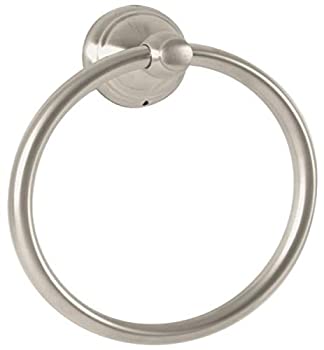 【中古】【インポート品・未当て嵌める】Hansgrohe 06095820 C Towel Ring Brushed Nickel by Hansgrohe
