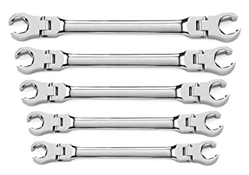 【中古】【輸入品・未使用】GearWrench 819105 pc. Flex Flare Nut Wrench Set - SAE