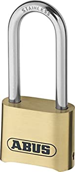 【中古】【輸入品・未使用】ABUS 180Ib/50Hb63 Long Shackle Combination Brass Padlock