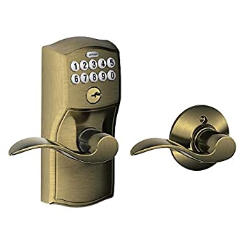 【中古】【インポート品・未当て嵌める】声遣い生き肝を備えたSchlage Camelot足懸かりパッドのエントリ。 Auto-Lock FE575 CAM 609 ACC 1