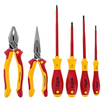 【中古】【輸入品・未使用】Wiha 32984 Insulated Industrial Pliers/Drivers Set 6-Piece by Wiha
