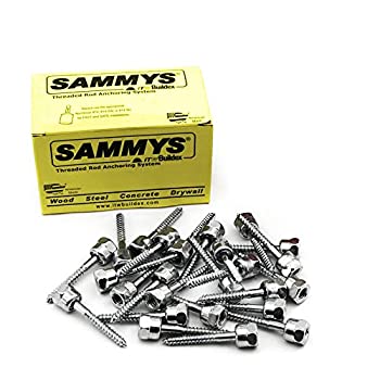 【中古】【輸入品・未使用】Everflow Sammys 8022925???50?SWG 25???380?3?/ 8インチねじSidewinderデザイン、木材、ロッドハンガー、横にインストール、スチール亜鉛メッキ
