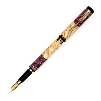 【中古】【インポート品・未当て嵌める】古典派音楽筆???24?ktゴールド???Box Elder withパープルInlays