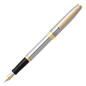 【中古】【輸入品・未使用】Sheaffer Sagaris、つや消しクロム、ゴールドトーントリム、万年筆:ミディアムペン先 (E0947353) 18,488円