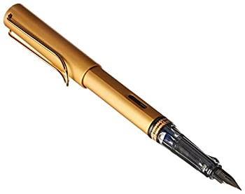 【中古】【インポート品・未当て嵌める】LAMY (カラムシ) 筆 ラミールクス 極細 ゴールド L75-EF