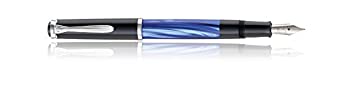 【中古】【インポート品・未当て嵌める】Pelikan古典派音楽m205?Piston Fill筆青みMarble  Extra Fine書き込み先