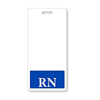 【中古】【インポート品・未当てはめる】RN???書きとどめる看護師垂直方向ホスピタルID記章Buddy with青色周囲の状況by練れ者ID 50 Pack