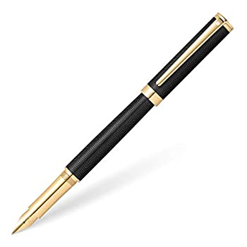 【中古】【39shop】【輸入品・未使用】Sheaffer★Intensity刻印マットブラック万年筆 クロームキャップ/トリム/ミディアムペン先付き(新古品)|アトリエ絵利奈