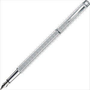 【中古】【インポート品・未当て嵌める】Caran d\u0027Ache Ecridor Chevron しろがね色 筆 中字