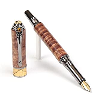 【中古】【インポート品・未当て嵌める】デコ・ソウザ 筆 黒いことチタンと22kt ゴールド ハワイアン中核グループ