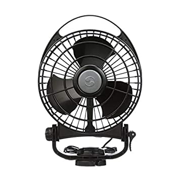 【中古】【輸入品・未使用】Caframo Bora. 12V マリンファン 直接配線 低引力 モーター寿命5000時間 ブラック 6.5インチ x 3インチ x 9.5インチ