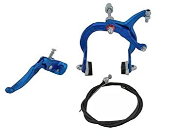 【中古】【インポート品・未当て嵌める】Mx Brake Front Alloy Blue. for bicycle brake bike brake bmx by Lowrider 自転車用アクセサリー-スポーツ・アウトドア-その他