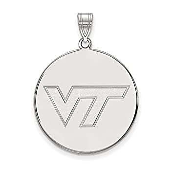 【中古】【輸入品・未使用】Virginia Tech Extra Large ( 1インチ)ディスクペンダント( Sterling Sliver )