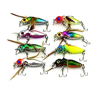 【中古】【39shop】【輸入品・未使用】LENPABY★4.51cm ルアー クリックホッパー 釣りルアー 7個（新古品）｜アトリエ絵利奈