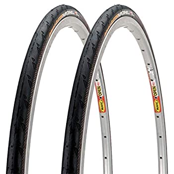 【中古】【インポート品・未当てはめる】Continental Gatorskin ハードシェルタイヤペア 700x25c シティロードツアー通い自動二輪車