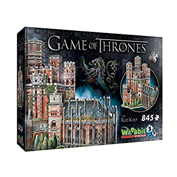 【中古】【輸入品・未使用】Roter Bergfried / The Red Keep - Game of Thrones. Puzzle 845 Teile: 3D-PUZZLE