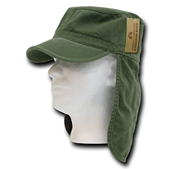 【中古】【輸入品・未使用】Rapid Dominance 107-PL-OLI-07 Foreign Legion Flap Caps - Olive, Large And Extra Large