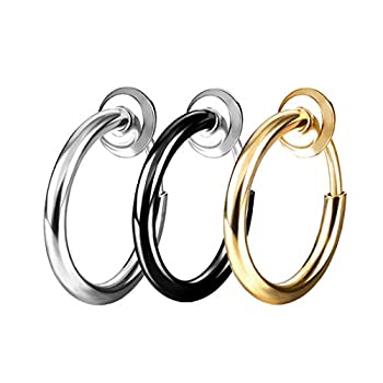 【中古】【輸入品・未使用】COCHARM ピアス穴不要 セプタムジュエリー スプリング フェイククリップイヤリング フープ 軟骨 ヘリックス リップジュエリーフープ