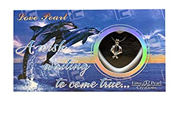 【中古】【39shop】【輸入品・未使用】Love★Pearl Creations 動物ウィッシュキット ペンダントネックレス付き(イルカ)（新古品）｜アトリエ絵利奈