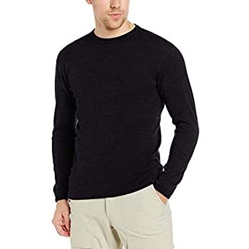 【中古】【輸入品・未使用】MINUS33(マイナスサーティスリー) Chocoura Mens Midweight Crew Black Lサイズ