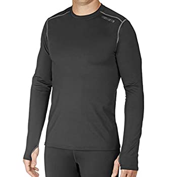 【中古】【インポート品・未当て嵌める】(XX-Large Black) - Hot Chillys Men\u0027s Micro-Elite Chamois Crewneck