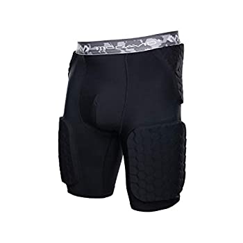 【中古】【インポート品・未当て嵌める】(X-Large Black) - McDavid Hex Dual-Density Thudd Shorts