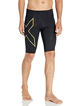 【中古】【インポート品・未当てはめる】2XU MCS RUN COMPRESSION TIGHTS - G3 駈けっくら コンプレッションタイツ 黒いこと/ゴールドRF(BLK/GRF) XL