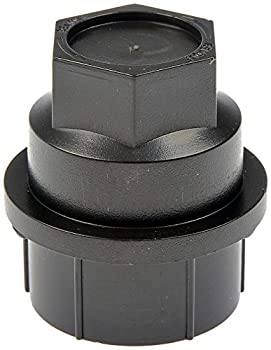 【中古】【輸入品・未使用】Dorman 711-025 ホイールナットカバー M27-2.0 キャデラック/シボレー/GMCモデル用 - ブラック 4個パック
