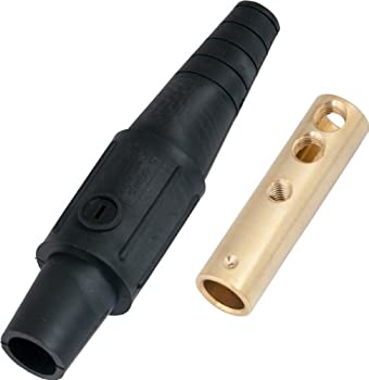 【中古】【輸入品・未使用】Marinco CLS20FB-A CLS Cam Type Series 16 Inline Single Pin Connector 400 Amp 600 Volt #2 - 2/0 AWG Female - Black (A) by Marinco Power