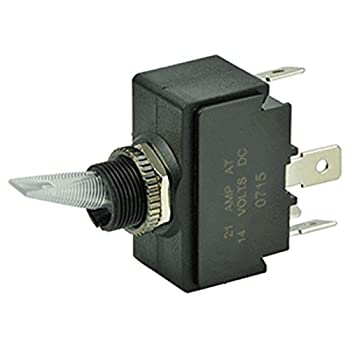 【中古】【輸入品・未使用】BEP m-54111-01 SPST Lighted Off/On Nylon Toggles